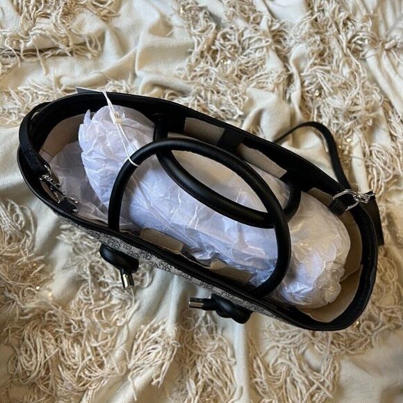 Anine Bing Mini Taylor Tote Monogram Canvas Bucket Bag NEW - Picture 8 of 8